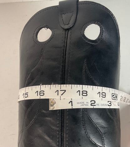 Vintage Double H Tall Buckaroo Cowboy Boots 11 D Old Label USA Made