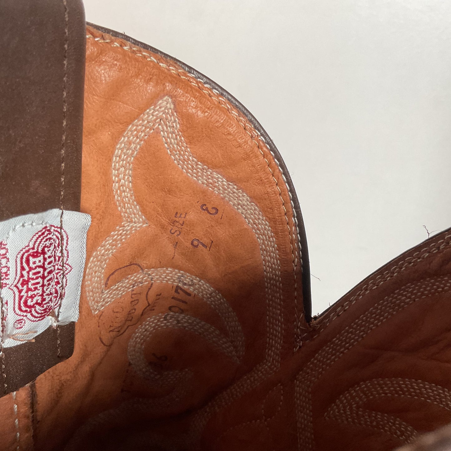 Vintage Nocona Shark Skin Cowboy Boots 9 E USA Made Exotic