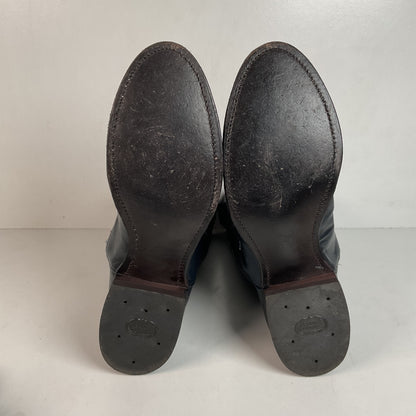 Vintage Nocona Navy Blue Cowgirl Boots Men’s 8 Wide | Women’s 9 USA Made