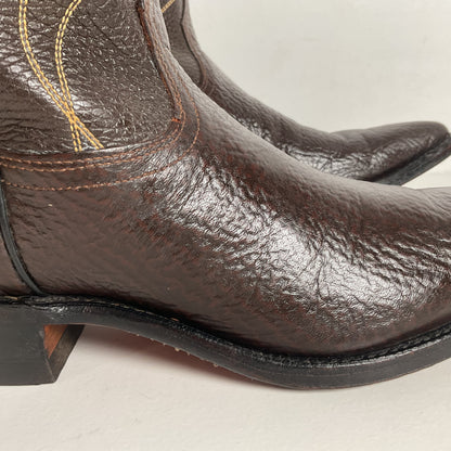 Vintage Acme Cowboy Boots | 1960s | Brown | Narrow | Men’s 8 | Women’s 9