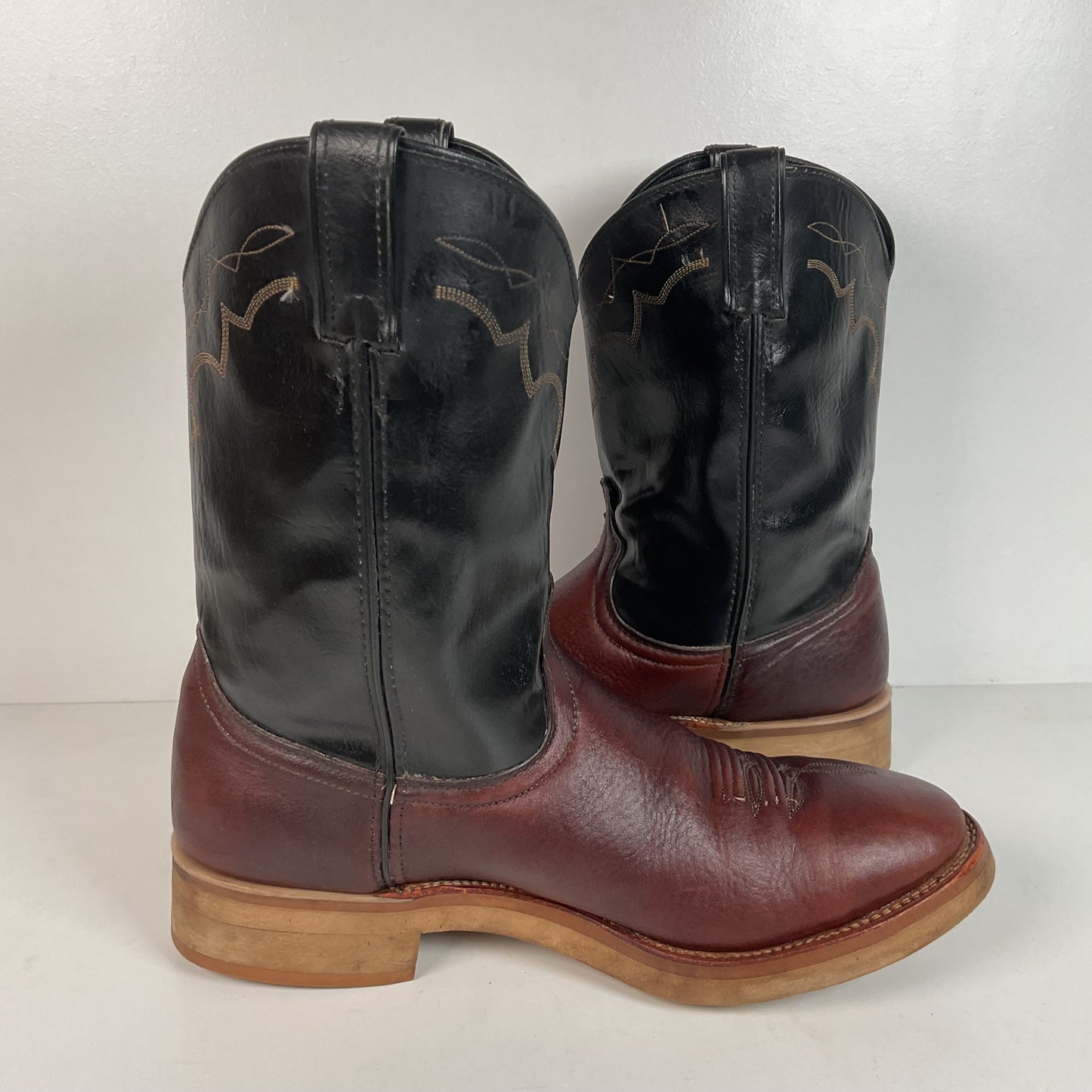 Vintage Laredo Crepe Roper Boots | Cowboy | USA Made | Men’s 13 D