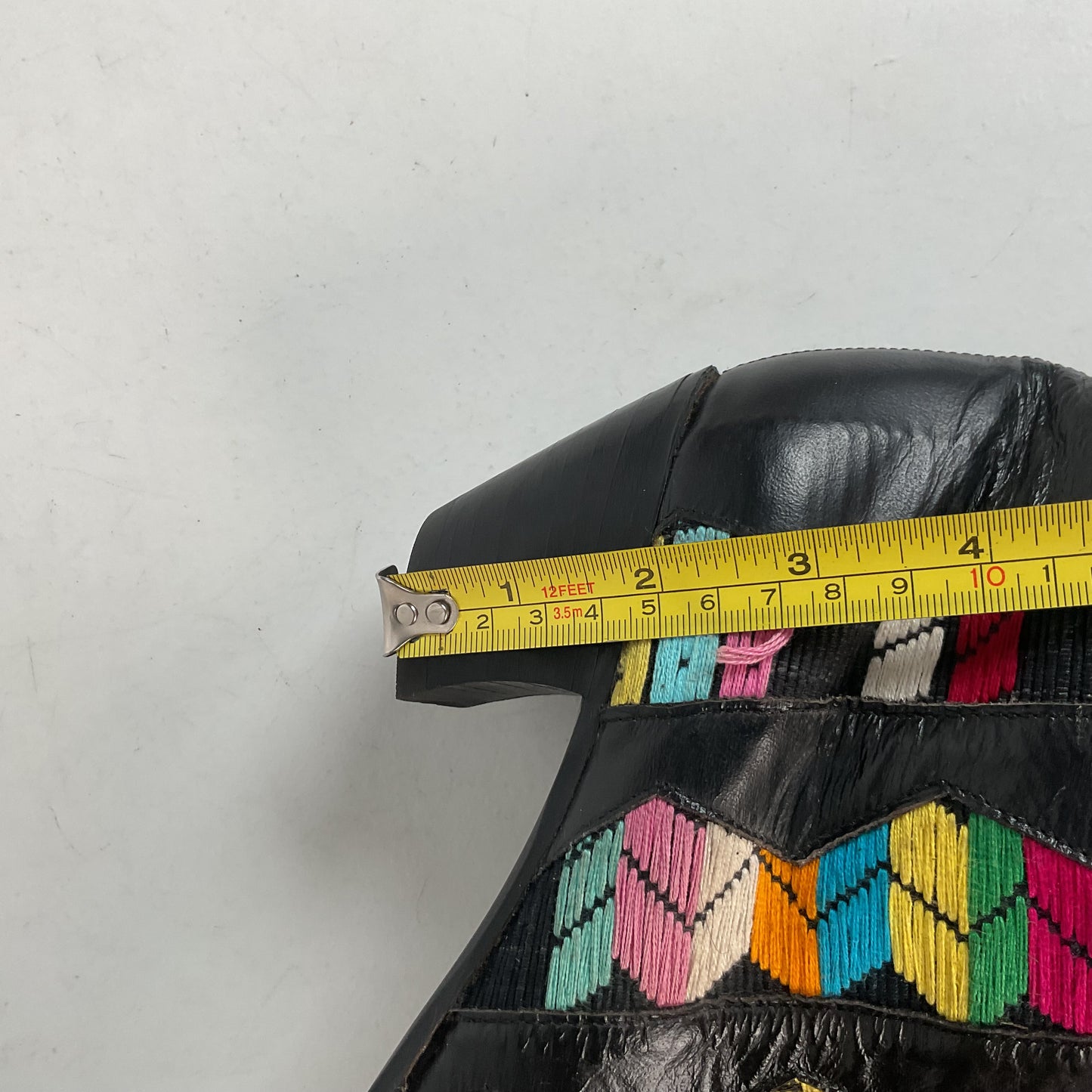 Tony Lama’s Hyer Cowgirl Boots 8 C Southwestern Aztec Woven Inlays