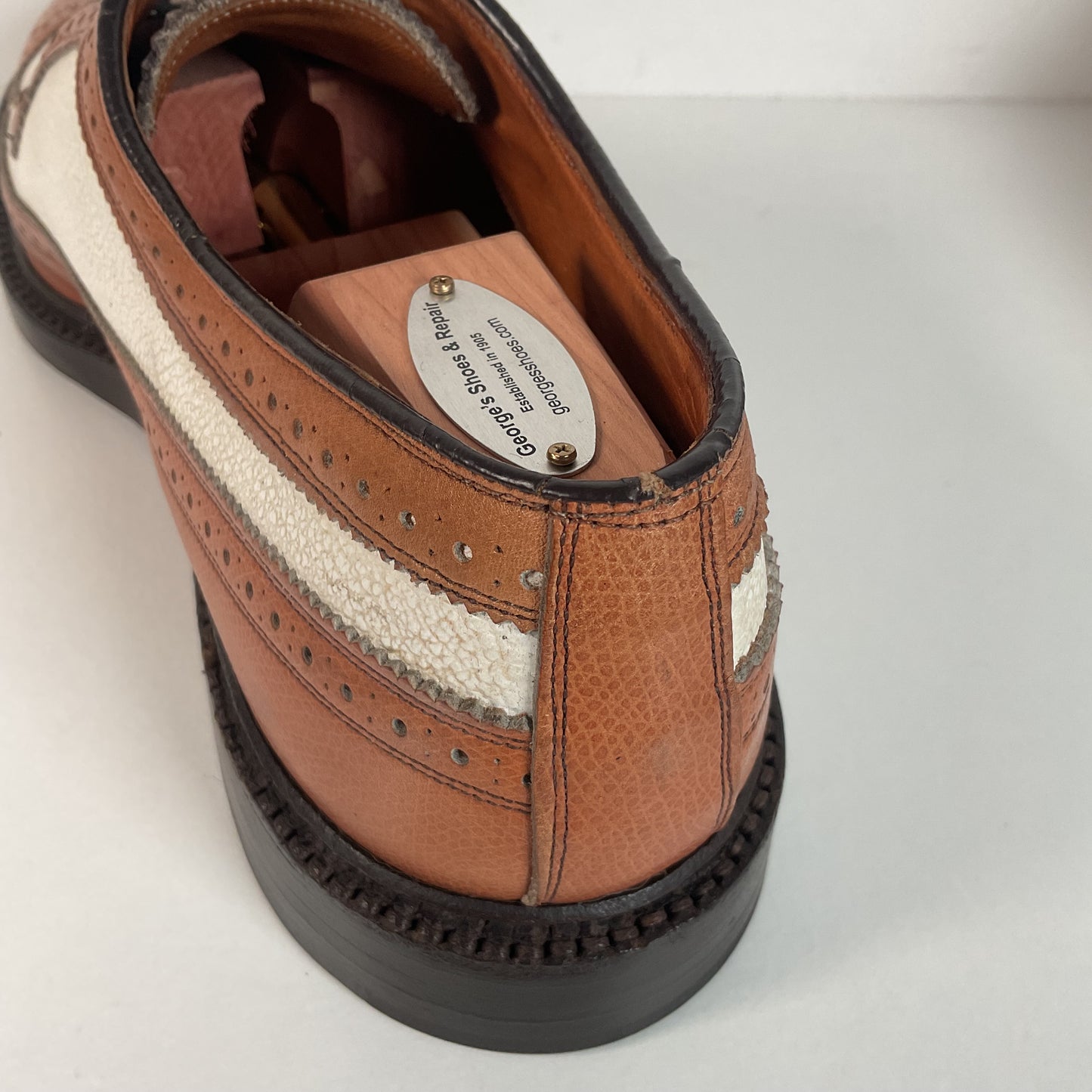 Vintage Johnston Murphy Spectator Shoes | Aristocraft | 1950s-1960s | 10 C