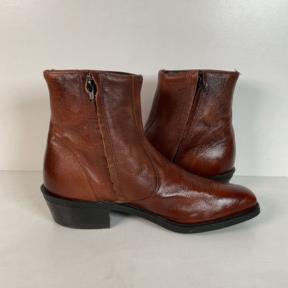 Vintage Laredo Western Ankle Boots | Side Zip | USA Made | Men’s 10.5 EE