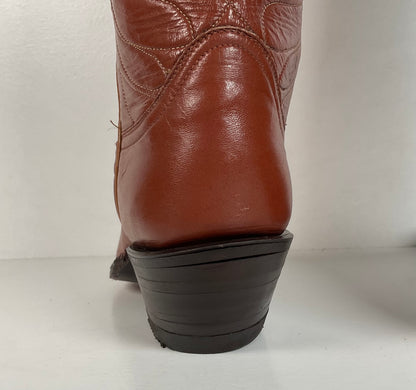 Vintage Tony Lama Cowgirl Boots | Brown | Men’s 5 B | Women’s 6