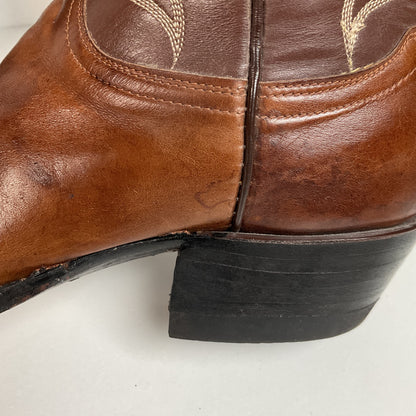 Vintage Tony Lama Lizard Wingtip Cowboy Boots | Gold Label | Men’s 9.5 D