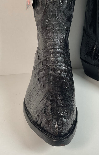 Tony Lama Royal Caiman Cowboy Boots | Exotic | Hornback | USA Made | 12 D