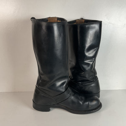 Vintage Harley Davidson Motorcycle Boots 11 Tall Steel Toe Engineer USA Made