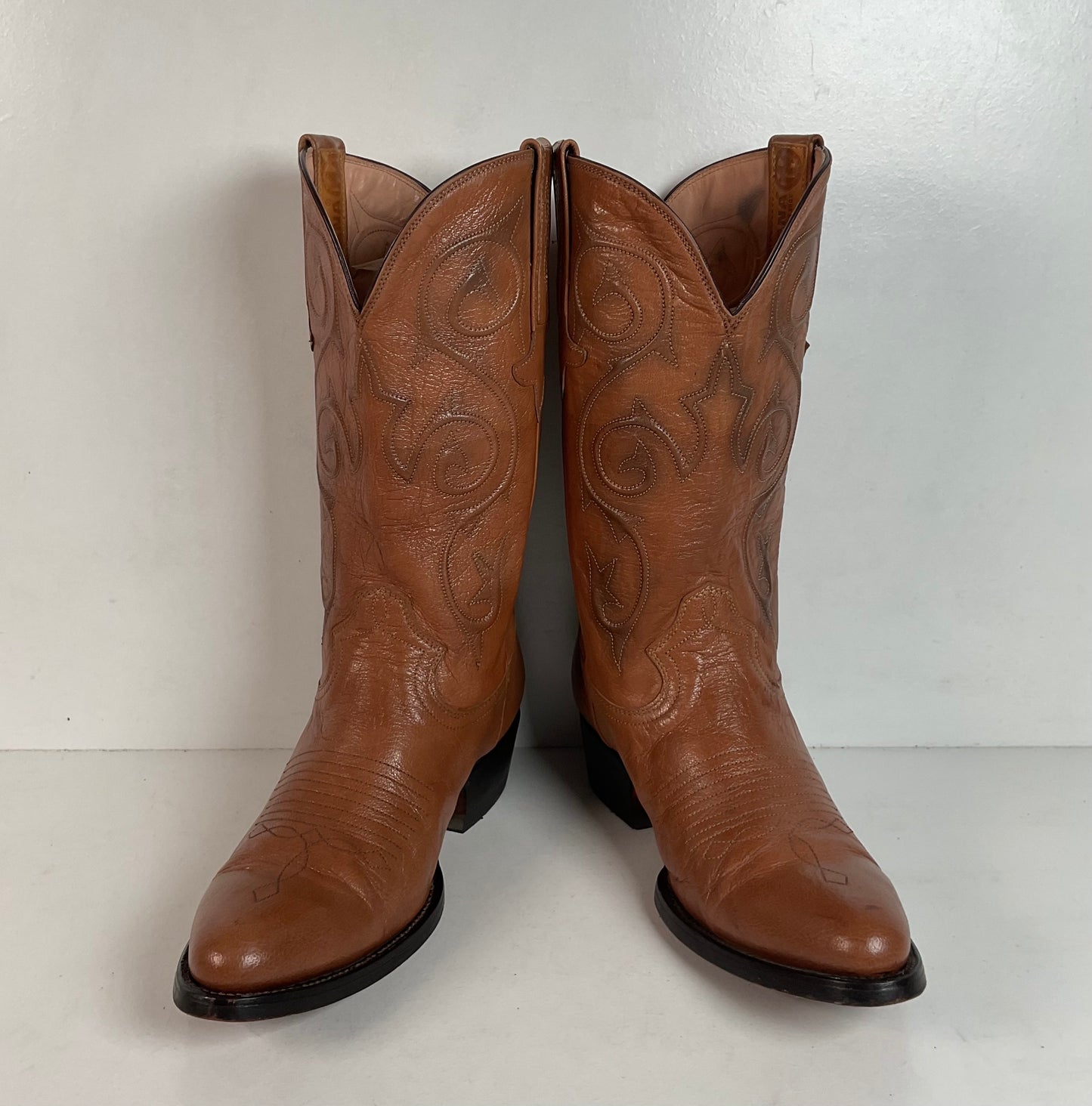 Montana Goat Skin Cowboy Boots | Brown | Men’s 8.5 D