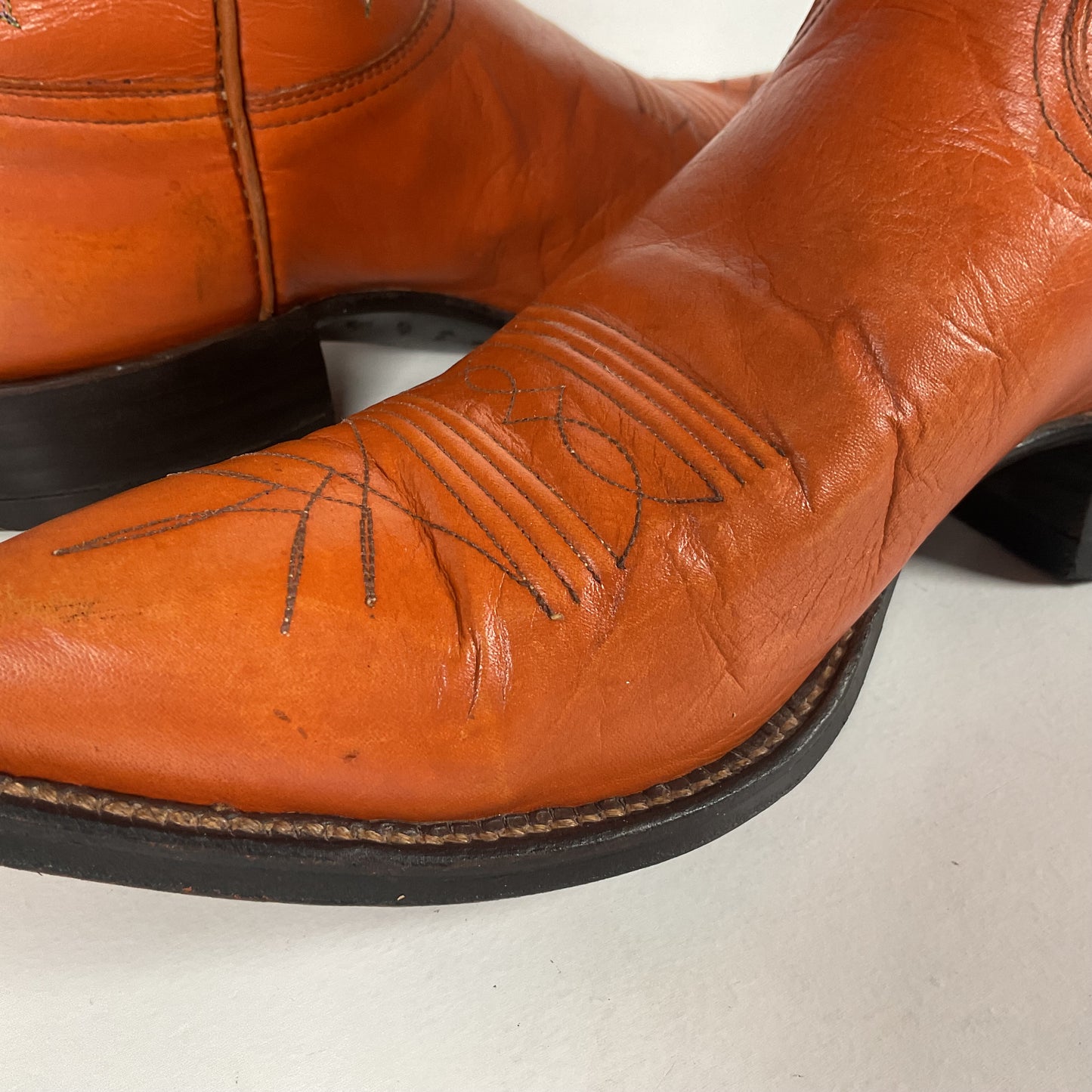 Vintage Tony Lama Cowboy Boots | X Toe | 1950s | Men’s 7.5 D