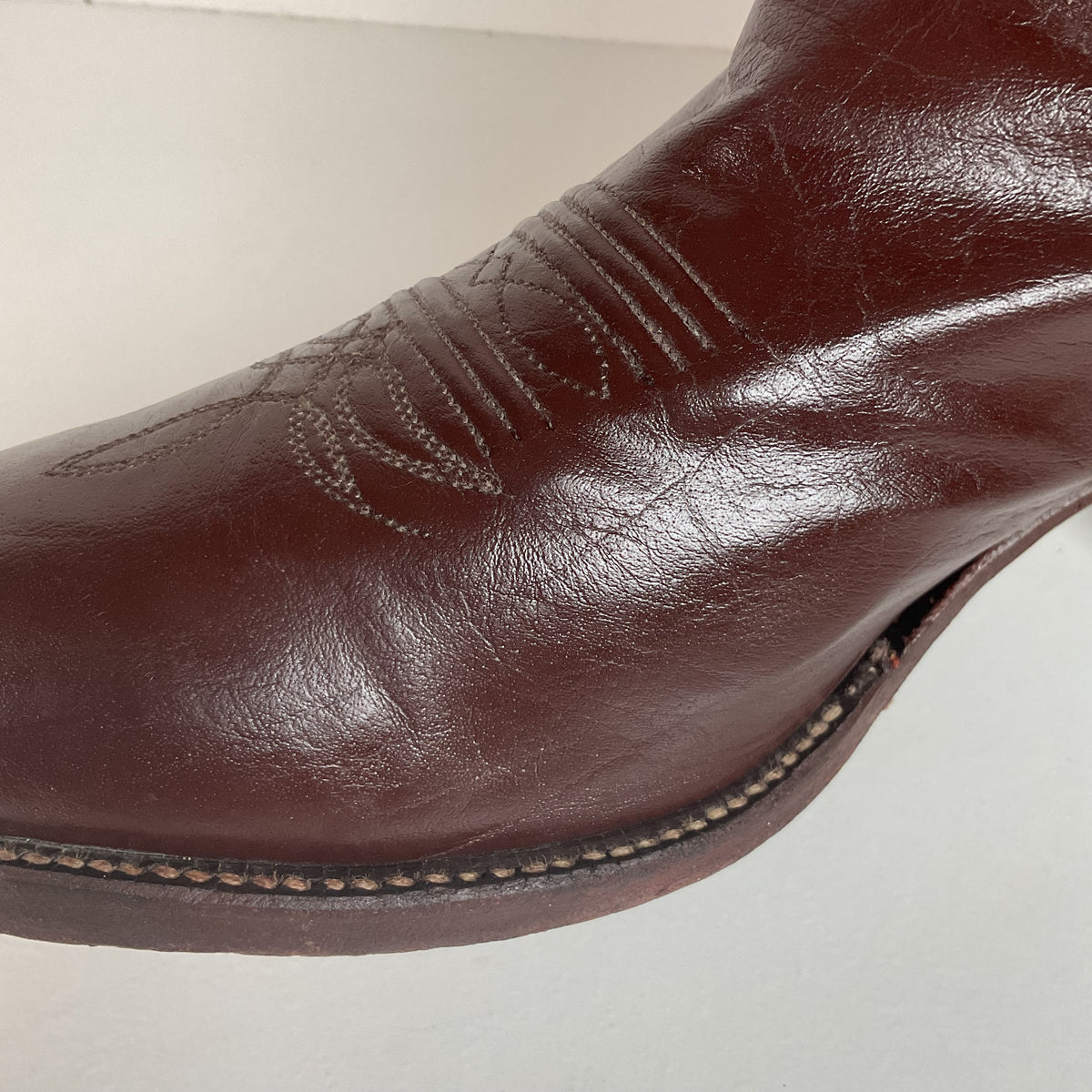 Vintage Justin Pig Skin Cowboy Boots | Wild Boar | USA Made | Men’s 10 D
