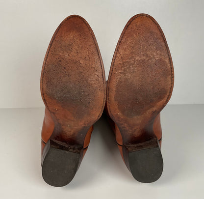 Vintage El Dorado Cowboy Boots | Chocolate Cow | Men’s 11.5 D