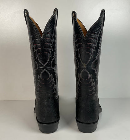 Vintage Nocona Teju Lizard Cowboy Boots | Extra Narrow | Men’s 11.5 A
