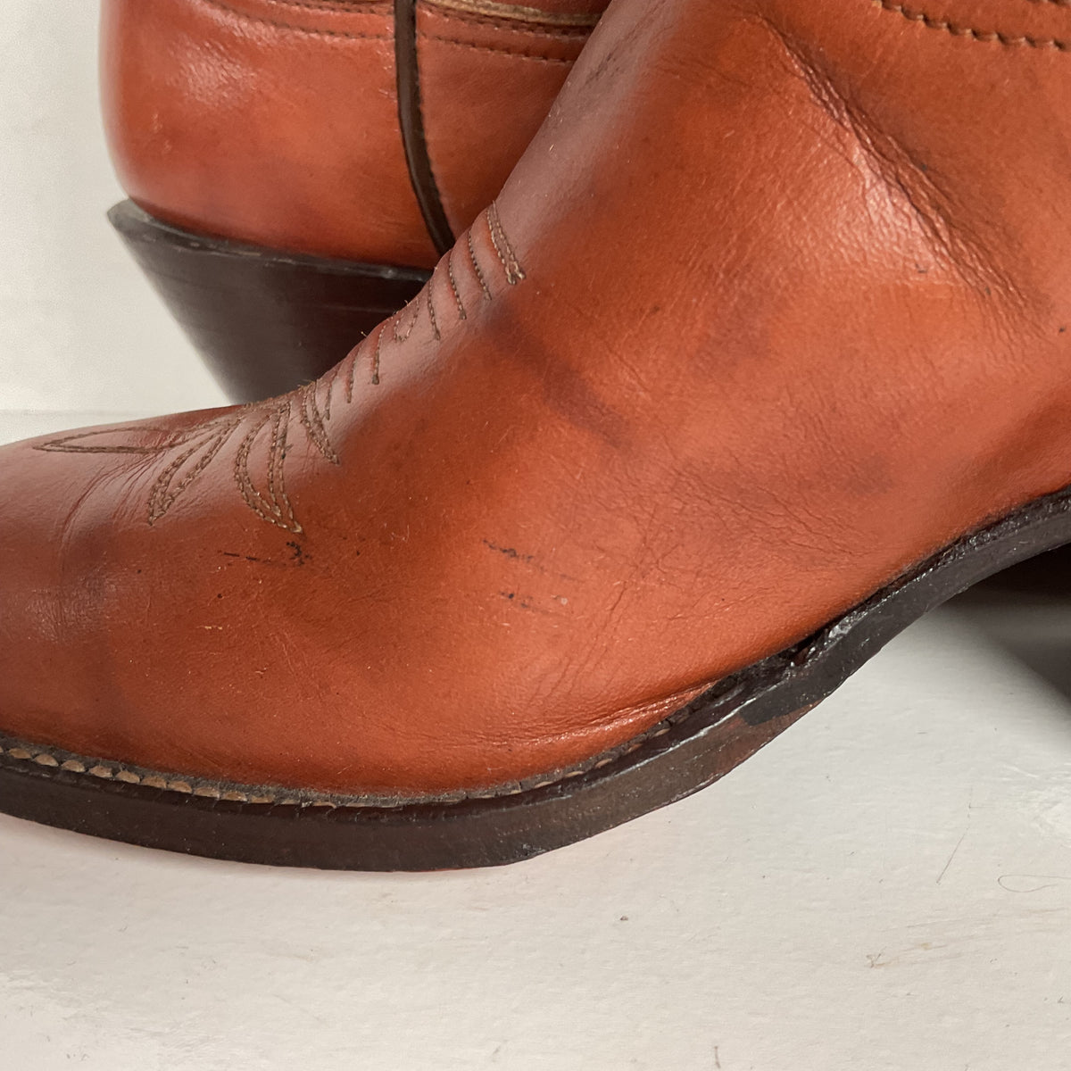 Vintage Tony Lama Tall Cowgirl Boots | Gold Label | Men’s 6.5 C | Women’s 7.5