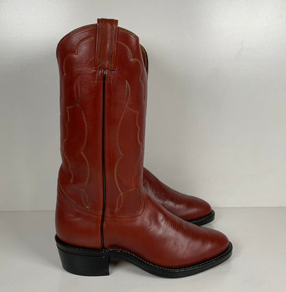 Vintage Tony Lama Retan Cowboy Boots | Gold Label | USA Made | Men’s 9 EE
