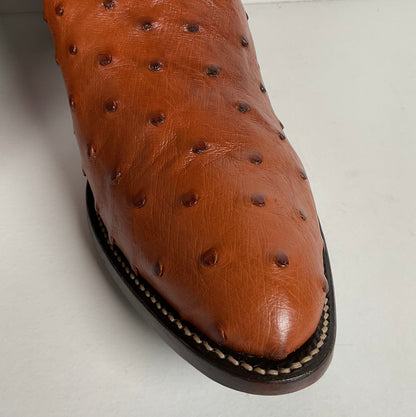 Justin Ostrich Quill Cowgirl Boots | Exotic | USA Made | Women’s 8.5 B