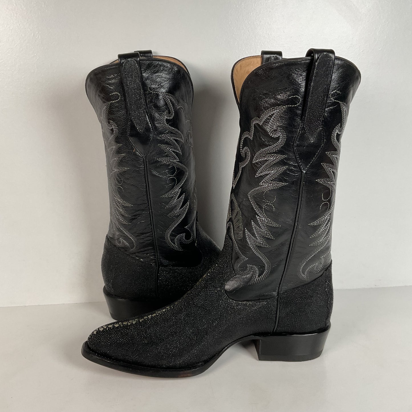 Sea Stingray Cowboy Boots | La Nacional | Matching Belt | Exotic | Men’s 9.5
