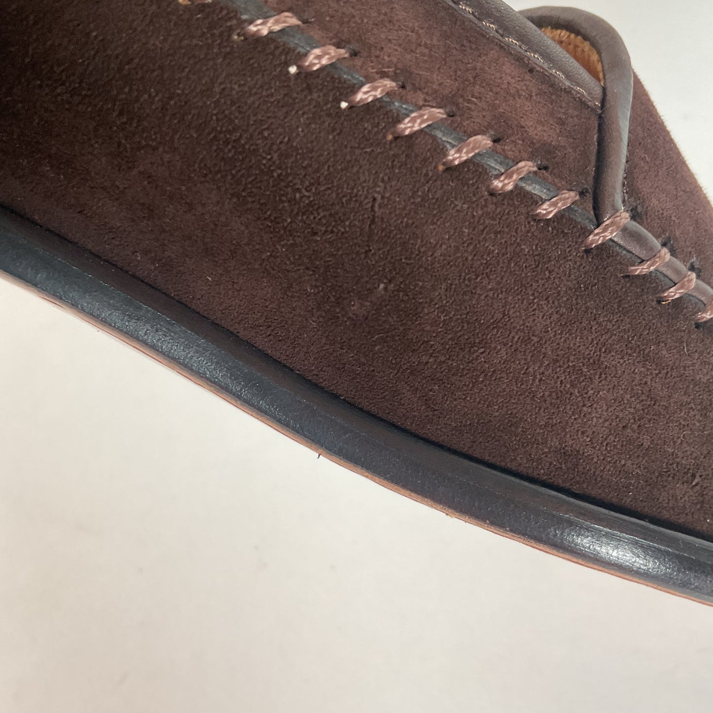 Magnanni Suede Tassel Loafers | Chocolate Brown | 10.5 M