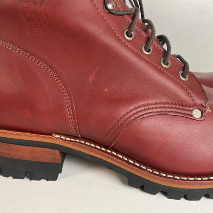 Chippewa Redwood Lace Up Boots 11.5 D USA Made