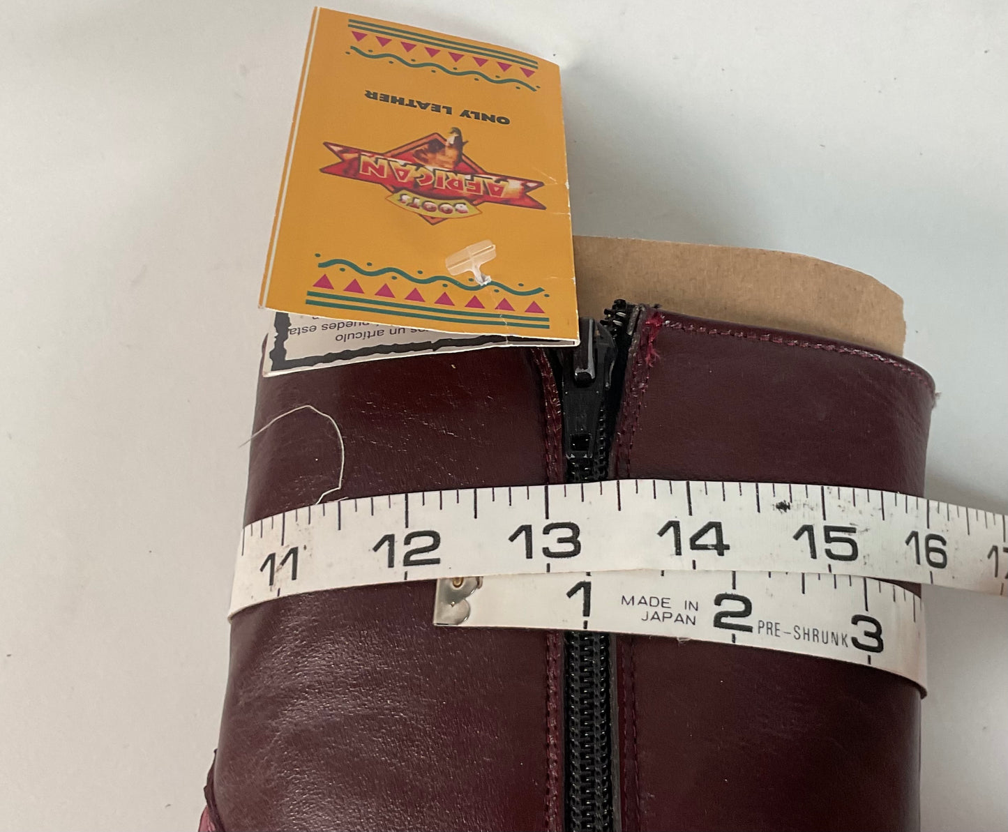 Western Snakeskin Stiletto Boots | Burgundy Python | Men’s 7.5 | Women’s 9