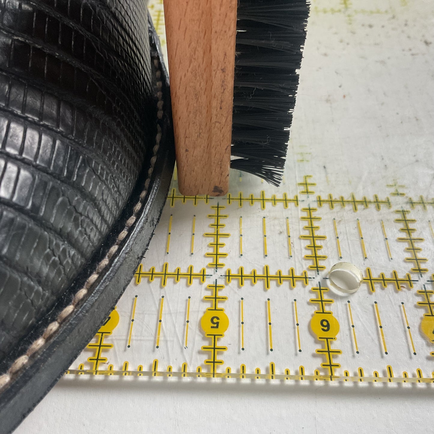 Black Lizard Teju Cowboy Boots 11 D Round Toe