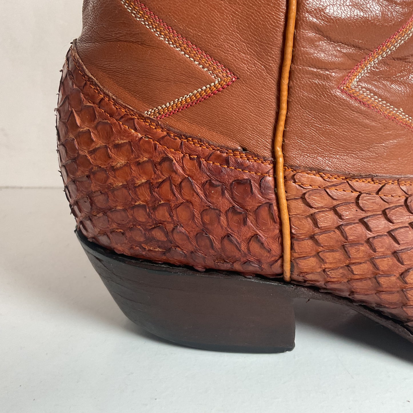 Exotic Anaconda Snakeskin Cowboy Boots Mexico 28.5 | US Men’s 10.5