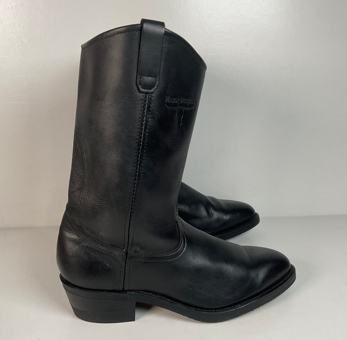 Vintage Mason Chippewa Cowboy Boots | Wellington Soft Toe | USA Made | 11 EE