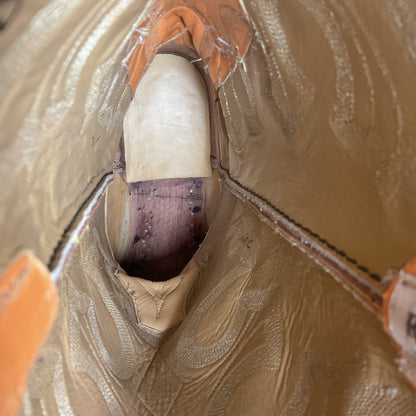 Rios Of Mercedes Hornback Caiman Cowboy Boots 10 C  Butterscotch Exotic