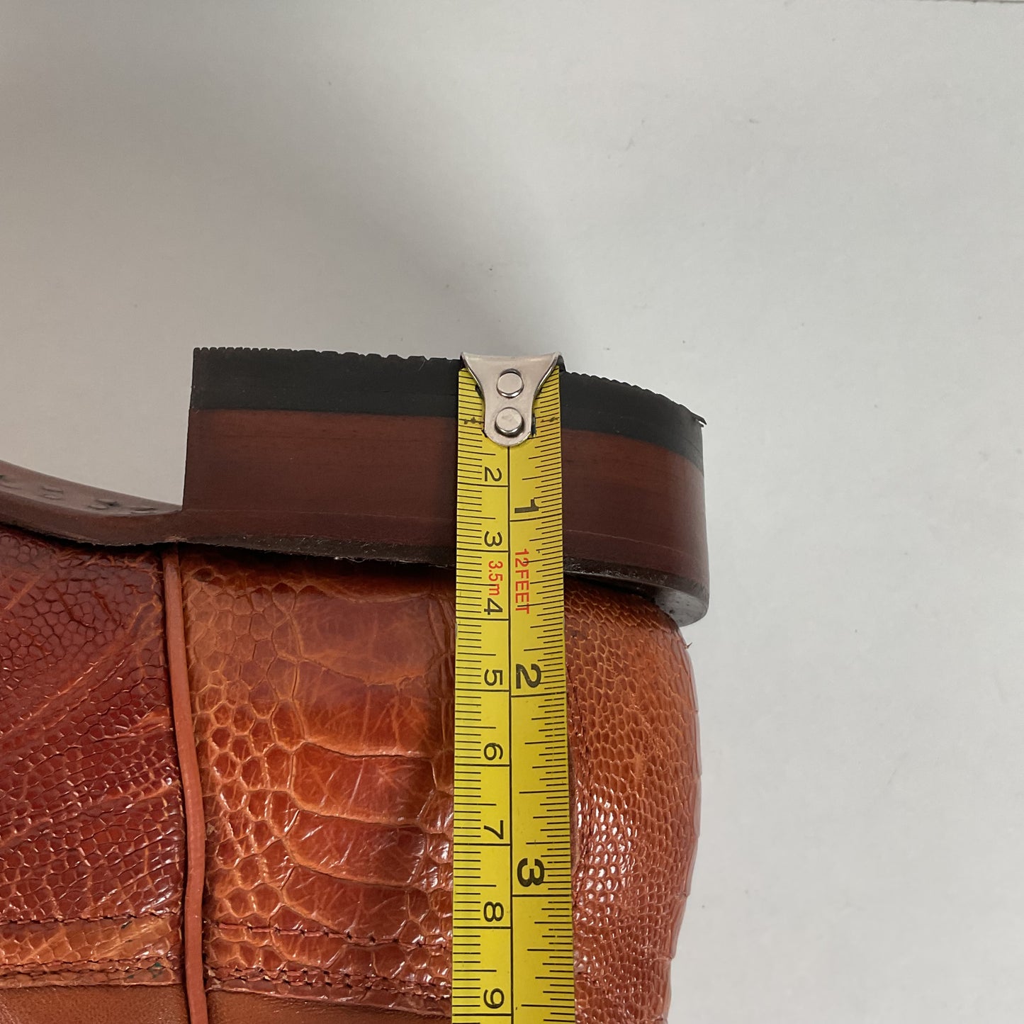 Lucchese for Resistol Ranch Ostrich Leg Roper Boots Men’s 10 B Exotic