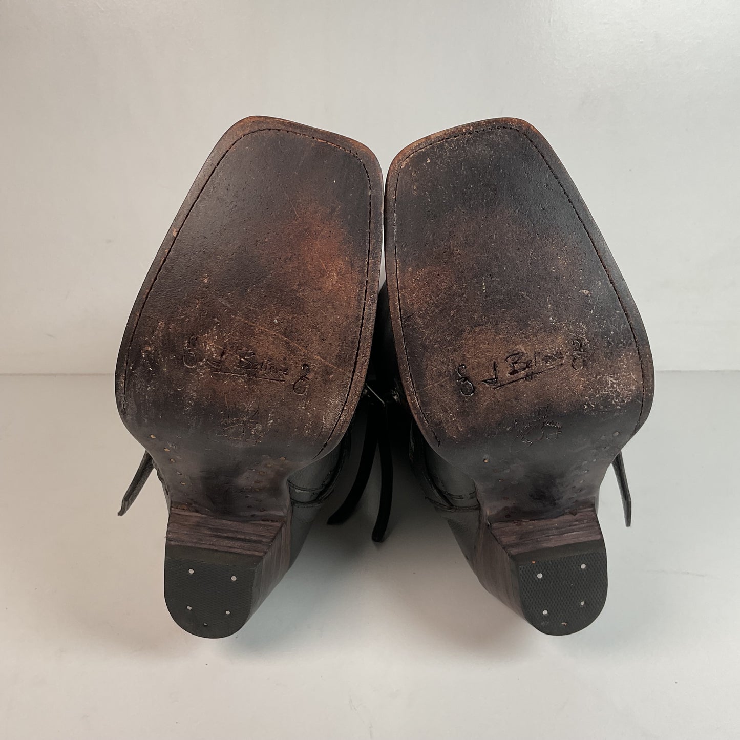 John Fluevog Tall Harness Biker Boots Men’s 9 | Women’s 11 Believe