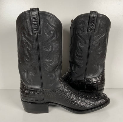 L.M. Easterling American Alligator Cowboy Boots | Hornback | Custom | Men’s 11