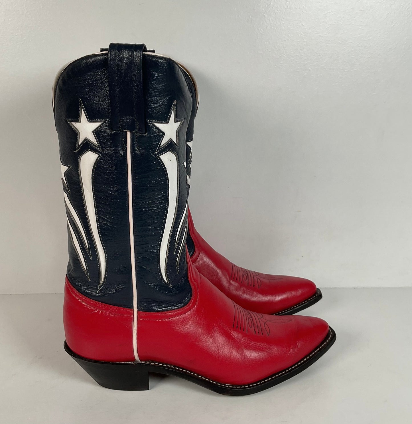 Tony Lama 4th of July Cowgirl Boots | Stars & Stripes | USA Made | Women’s 6.5 B