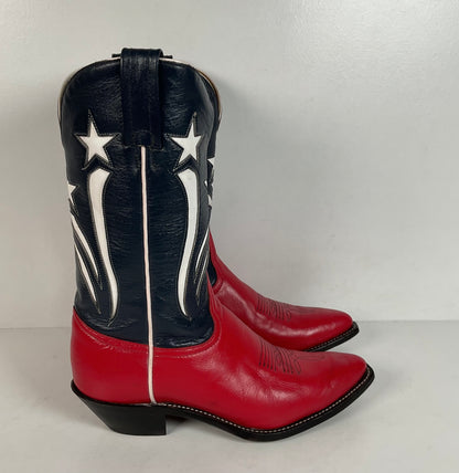 Tony Lama 4th of July Cowgirl Boots | Stars & Stripes | USA Made | Women’s 6.5 B