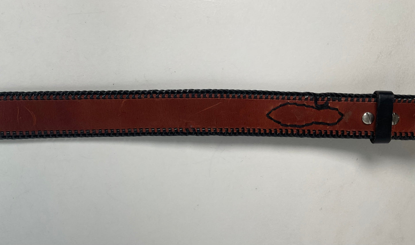 Custom Timber Rattlesnake Cowboy Belt |Canebrake | Braided | Snake Skin