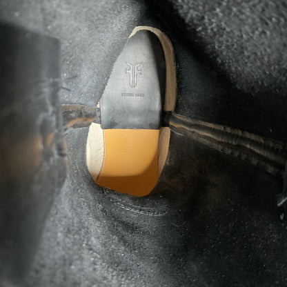 Frye Men’s Black Oiled Cavalry Boots 9.5 M USA Made Campus