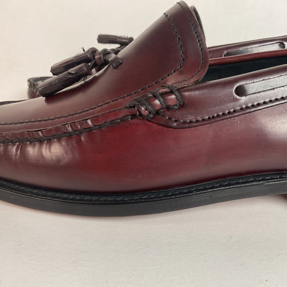 Vintage 1970s Hanover Handsewn Moccasin Loafers 10 D Genuine Shell Cordovan