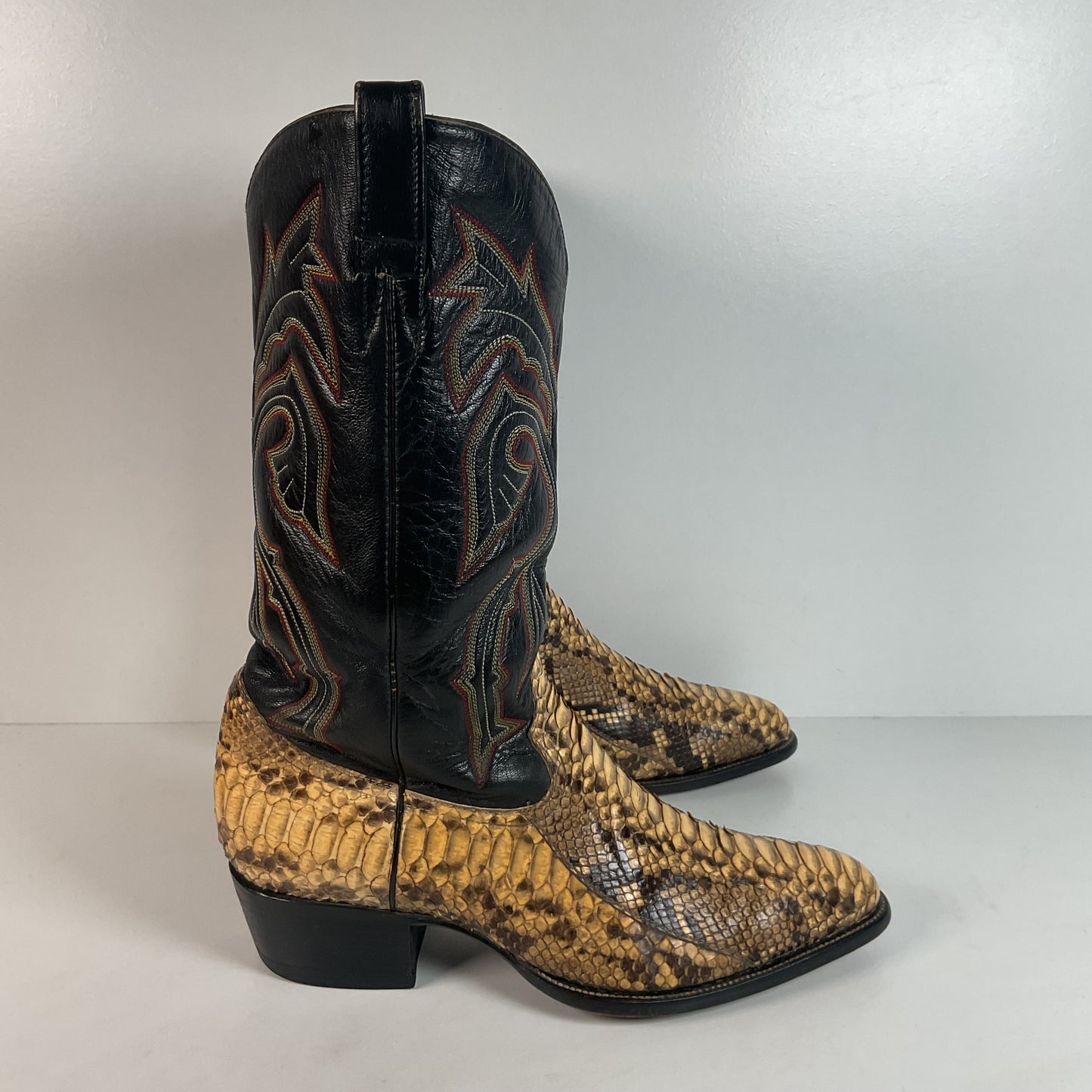 Vintage Bull Rider Python Cowboy Boots | Snakeskin | Men’s 10.5 E