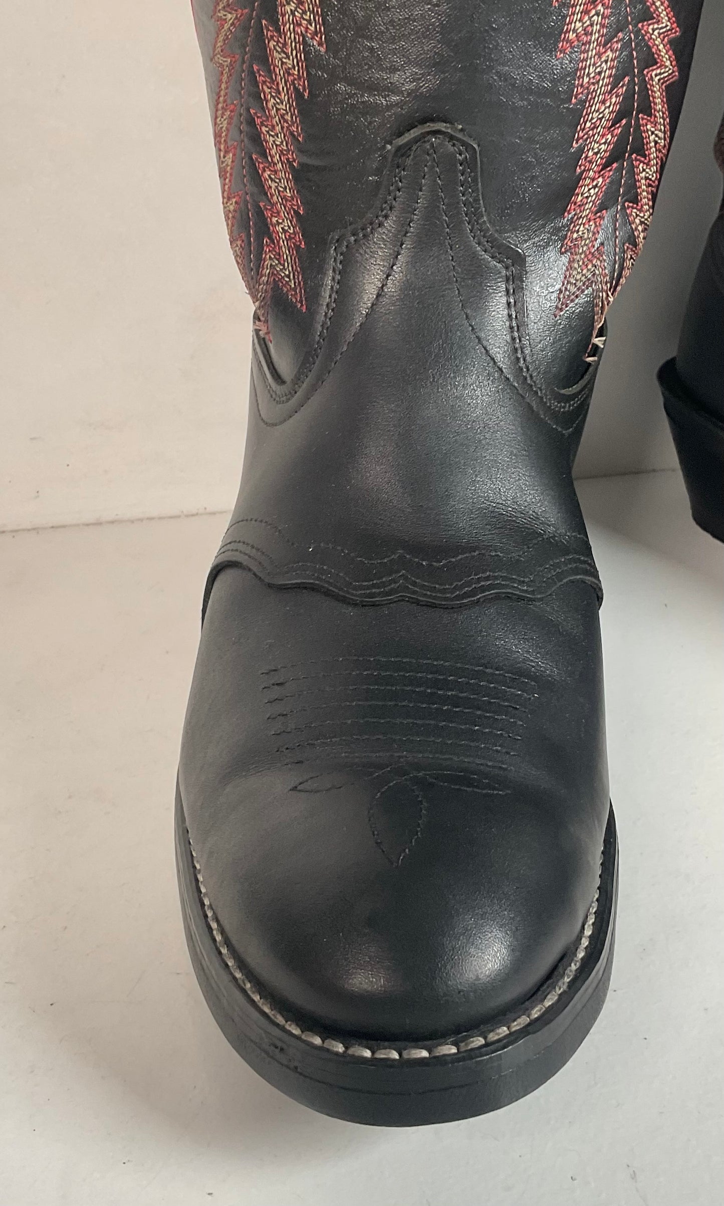 Vintage Texas Brand Buckaroo Cowboy Boots 10.5 EE USA Made