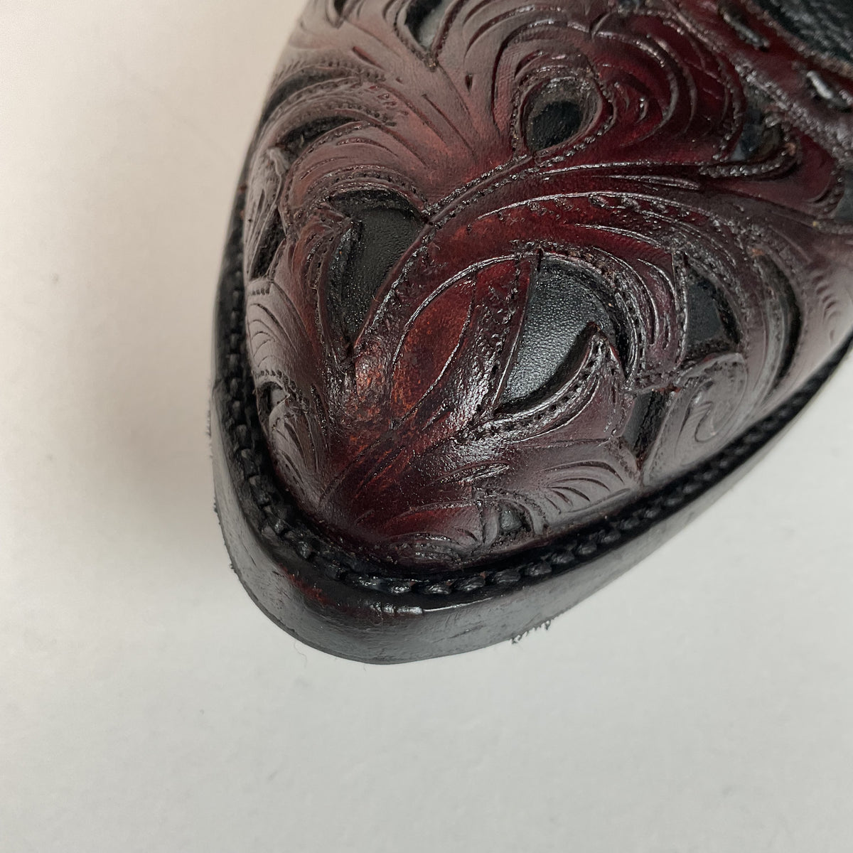 Tres Outlaws Custom Cowboy Boots | Tooled Wingtip Triad | Men’s 16 E