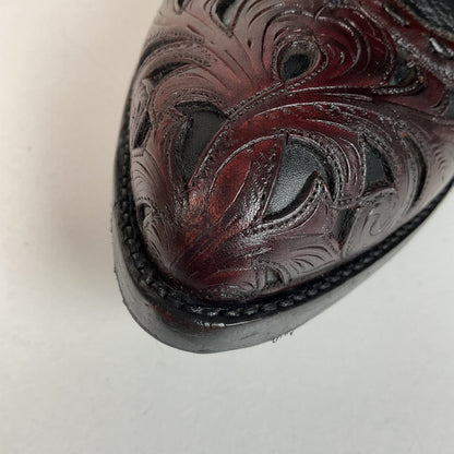 Tres Outlaws Custom Cowboy Boots | Tooled Wingtip Triad | Men’s 16 E