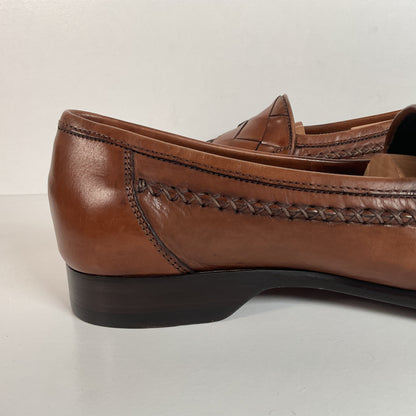 Cole Haan Bragano Loafers | Cristallo | Basket Weave | 8.5 M