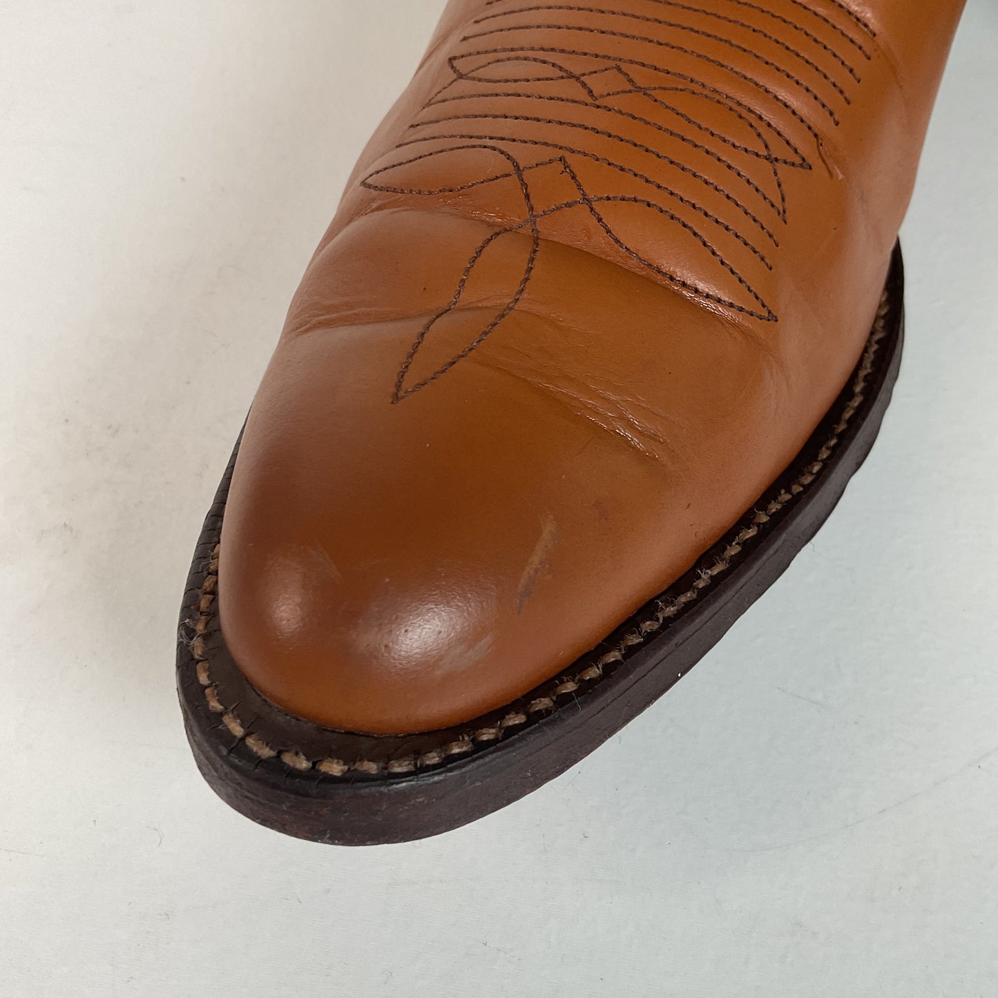 Vintage Justin Cowboy Boots | Calfskin | USA Made | Extra Narrow | Men’s 13 A