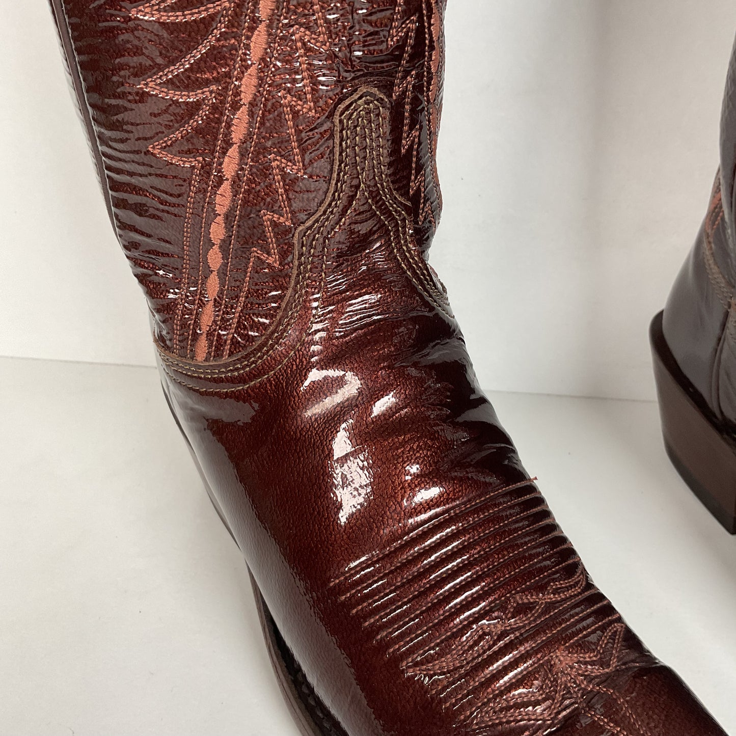 Lucchese 1883 Patent Leather Cowgirl Boots | USA Made | Women’s 6 B
