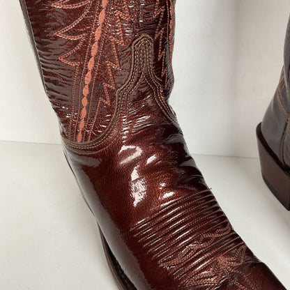 Lucchese 1883 Patent Leather Cowgirl Boots | USA Made | Women’s 6 B