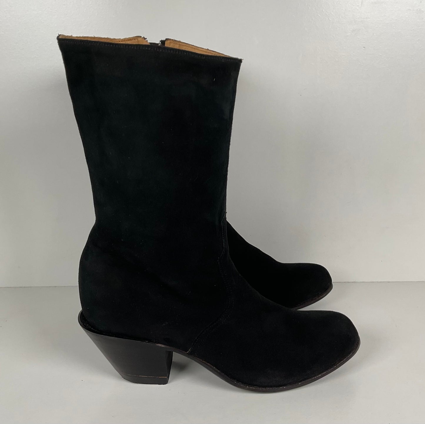 Lucchese Classics Handmade | Prototype Sock Booties | Nubuck Suede | Women’s 8 B