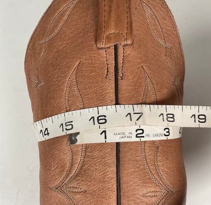 Vintage Dan Post Elk Skin Cowboy Boots | USA Made | Men’s 9.5 D