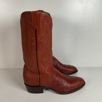Guy Garrett Custom Cowboy Boots | Teju Lizard | Western Classics | Men’s 10 D