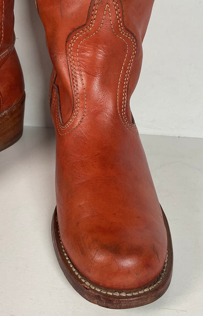 Vintage Dexter Campus Boots | Distressed | Braided | USA Made | Women’s 10 M