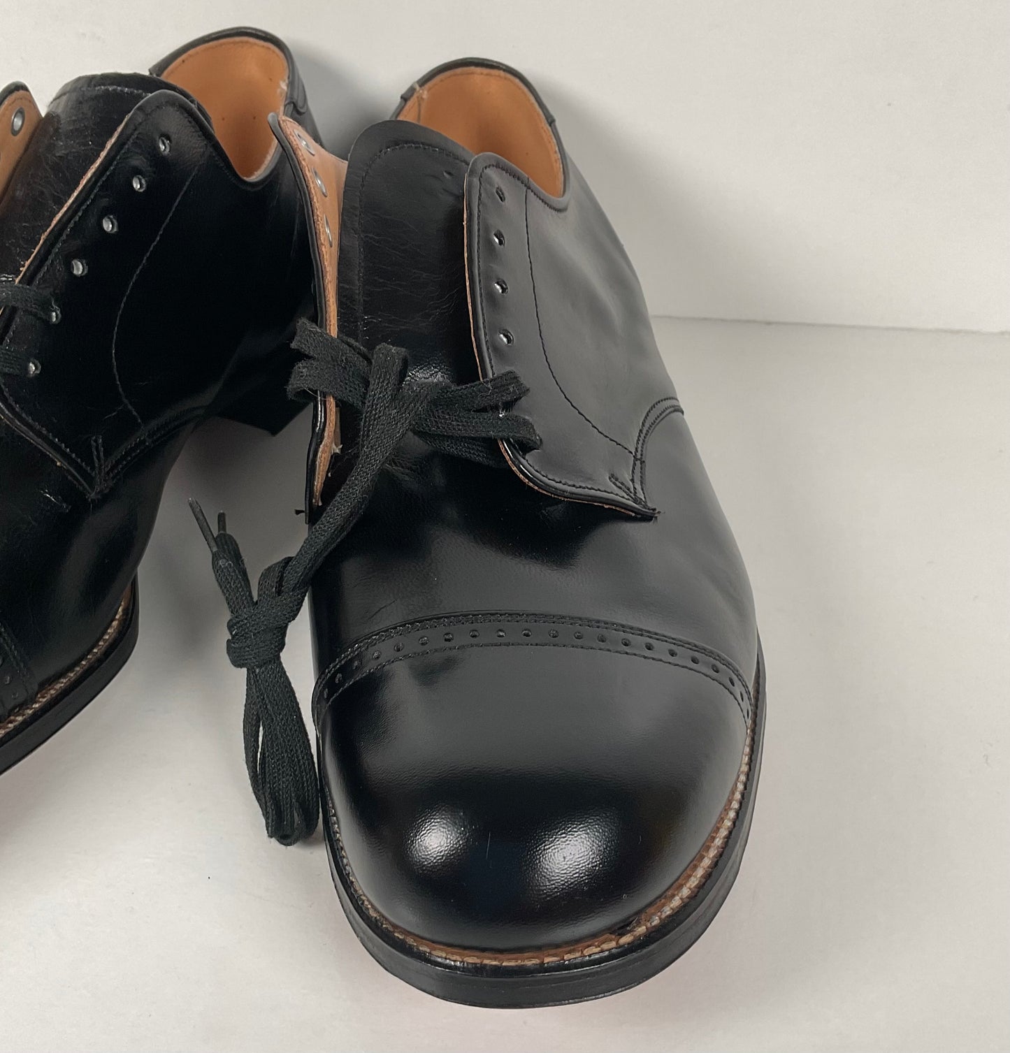 Vintage Cap Toe Derby Shoes | Connolly | 1950s | Men’s 7 E