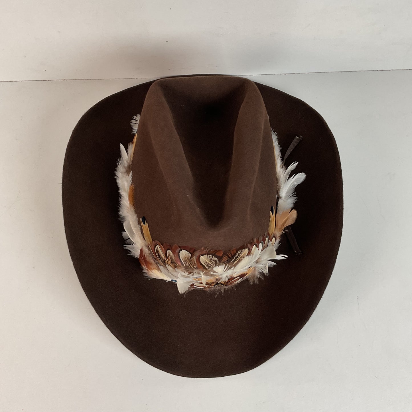 Vintage American Hat Company Cowboy Hat 7” Chocolate Brown USA Made